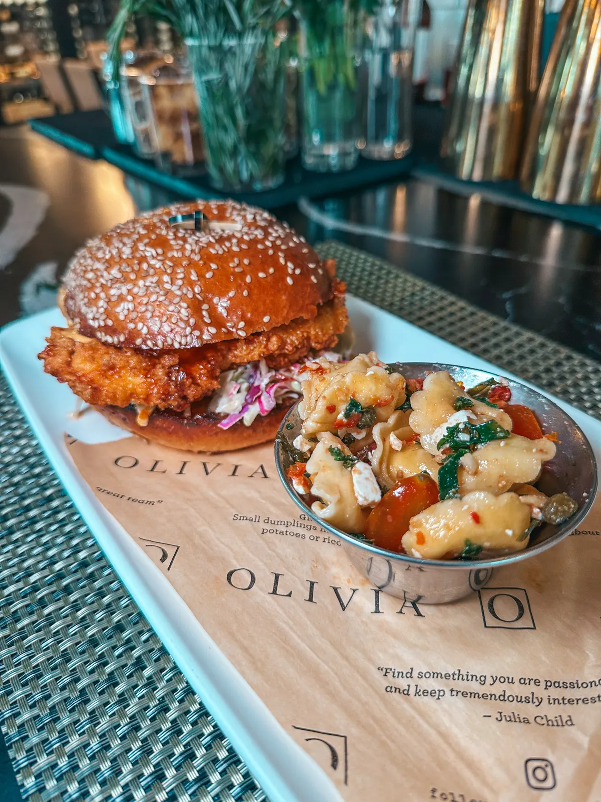 Fried Chicken Sandwich From Olivia In Tampa