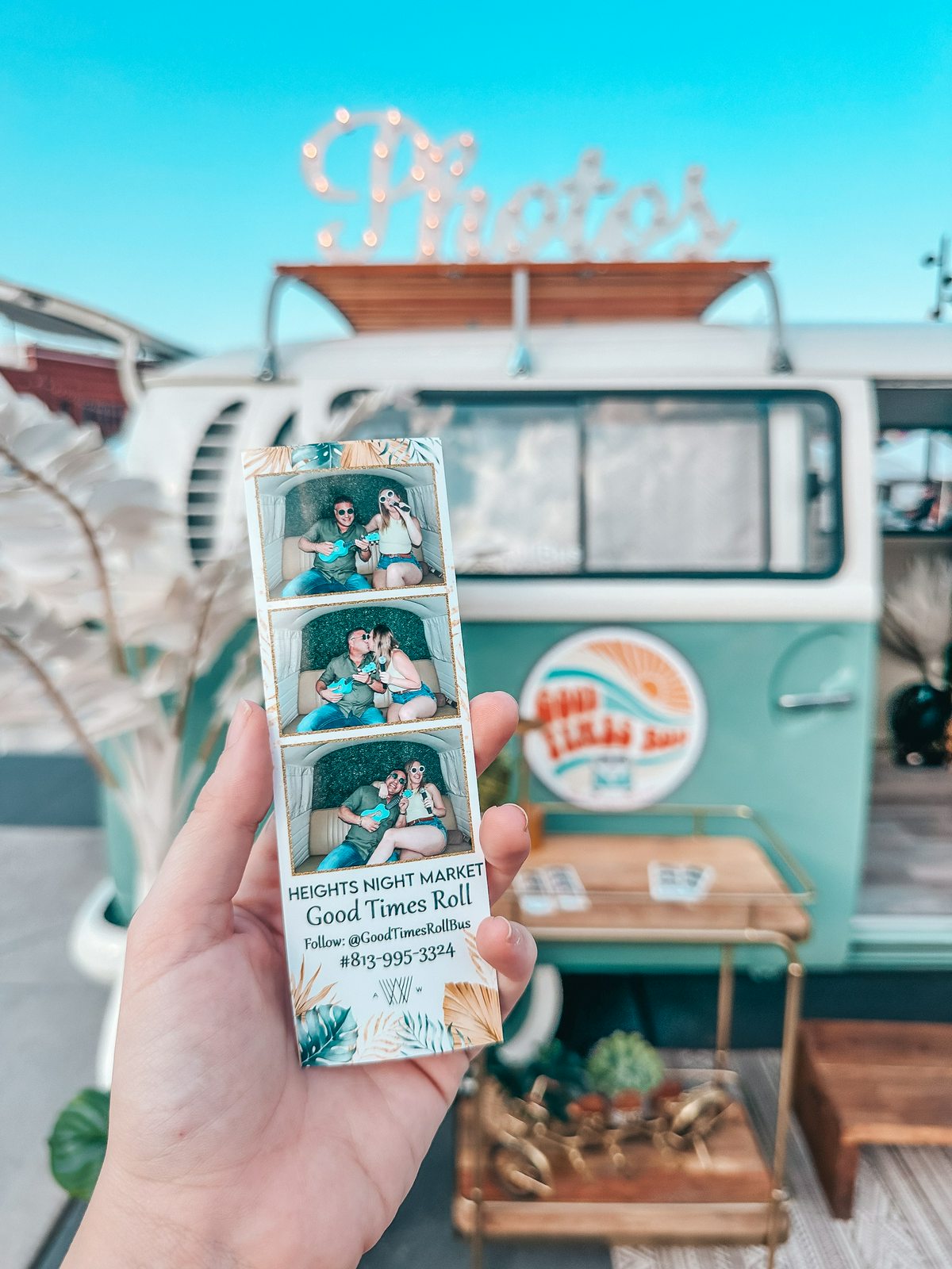 Good Times Roll Bus Photobooth At The Night Market