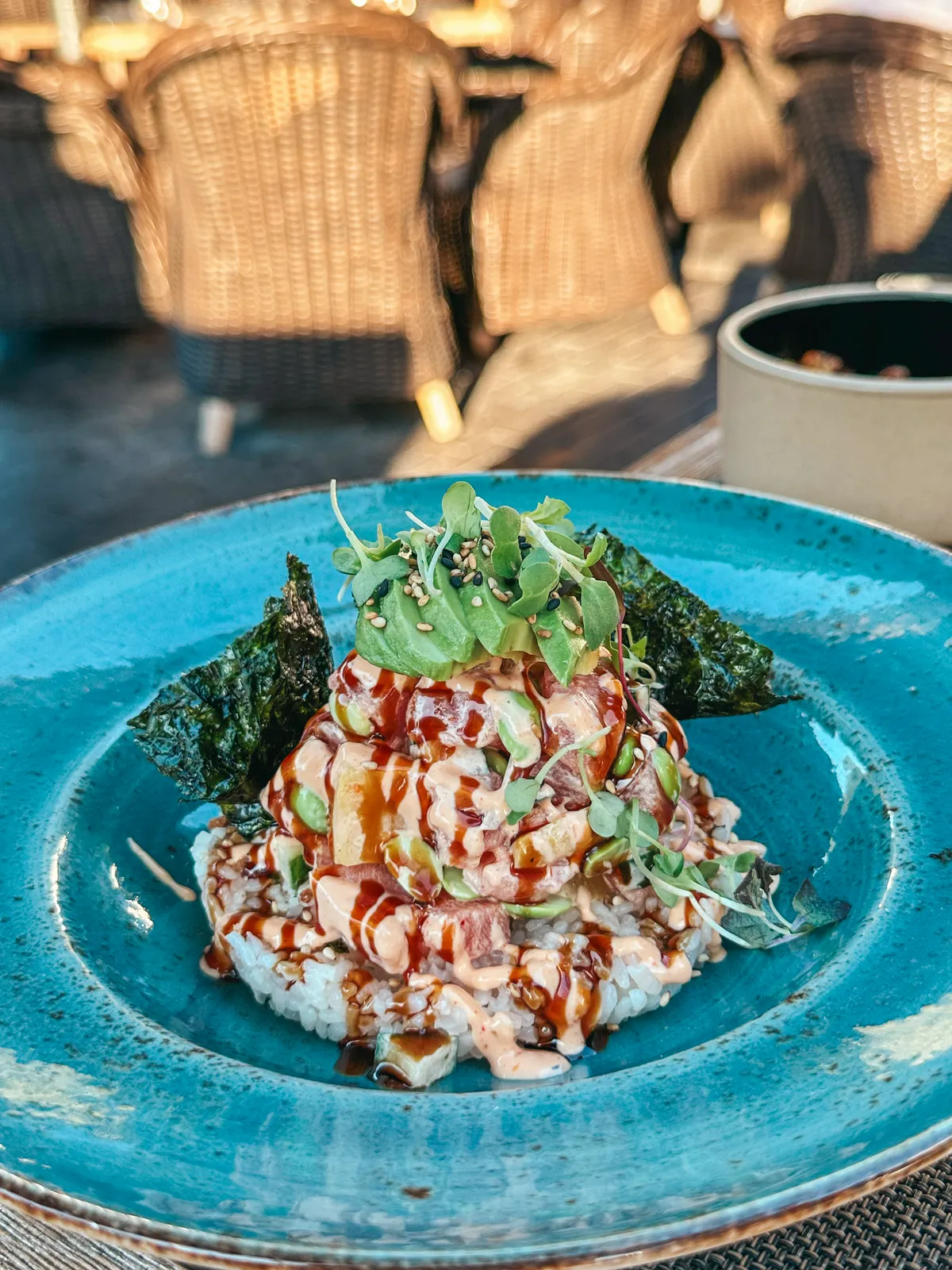 Happy Hour Poke Bowl From Meat Market At Hyde Park In Tampa 1
