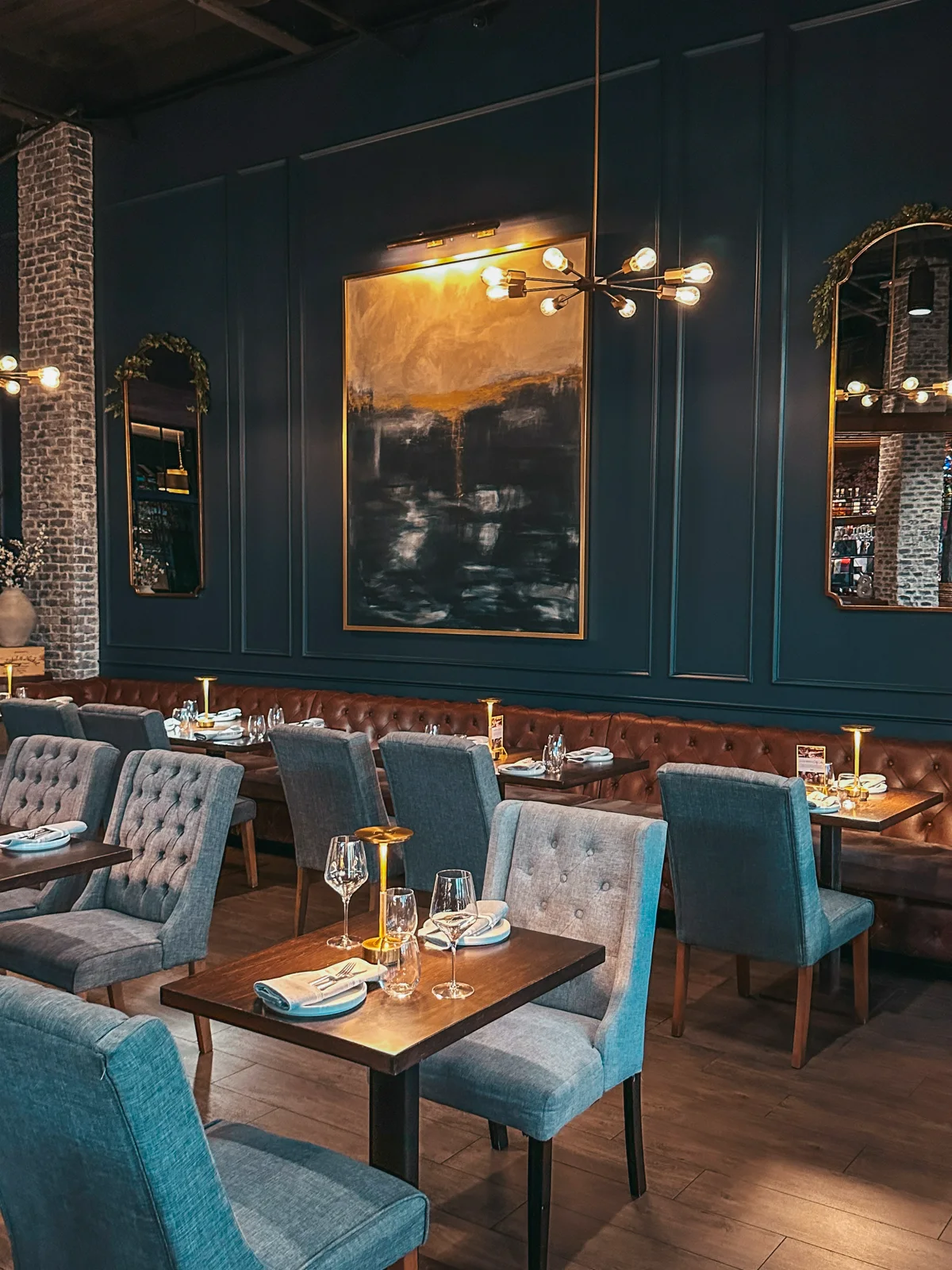 Indoor Dining Area At The Battery In Tampa