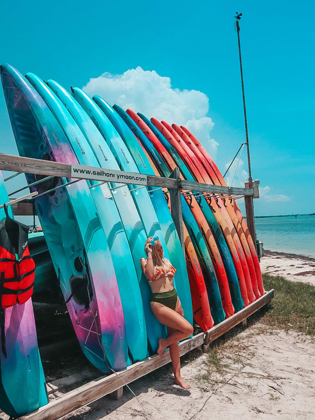 Kayaks At The Dunedin Causeway