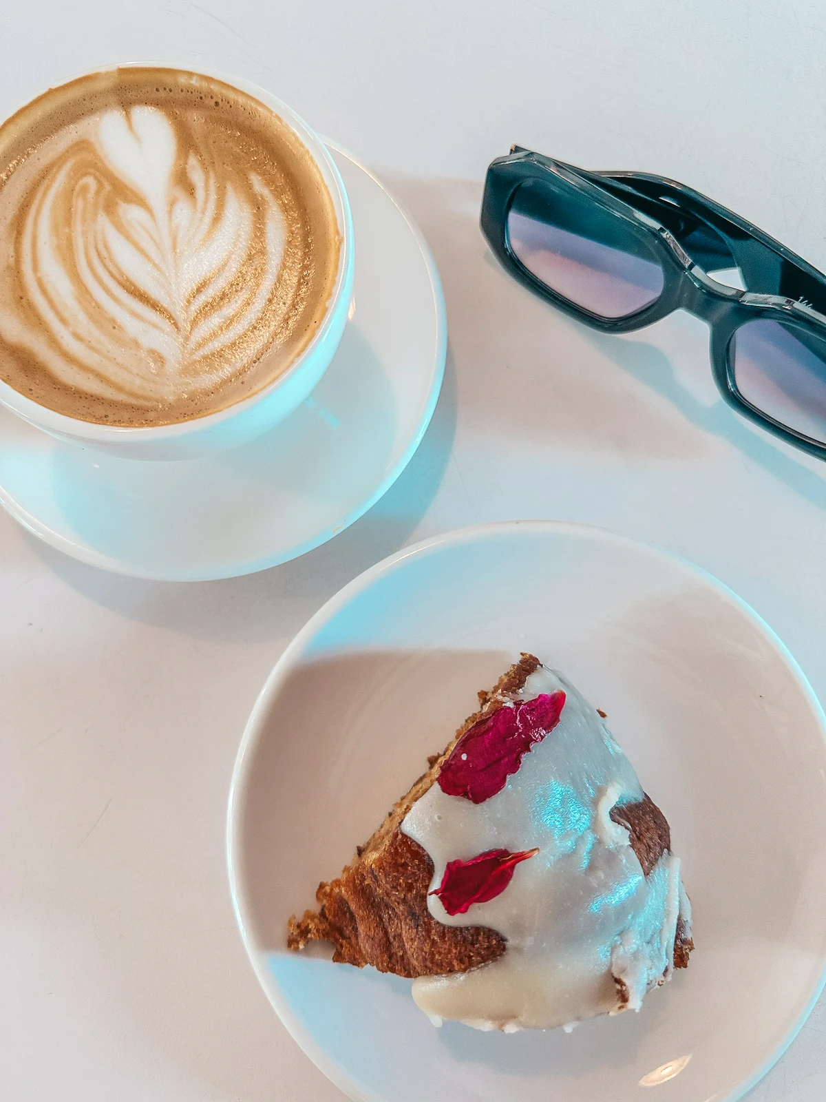 Latte And Baked Goods From Bandit Coffee In St Pete