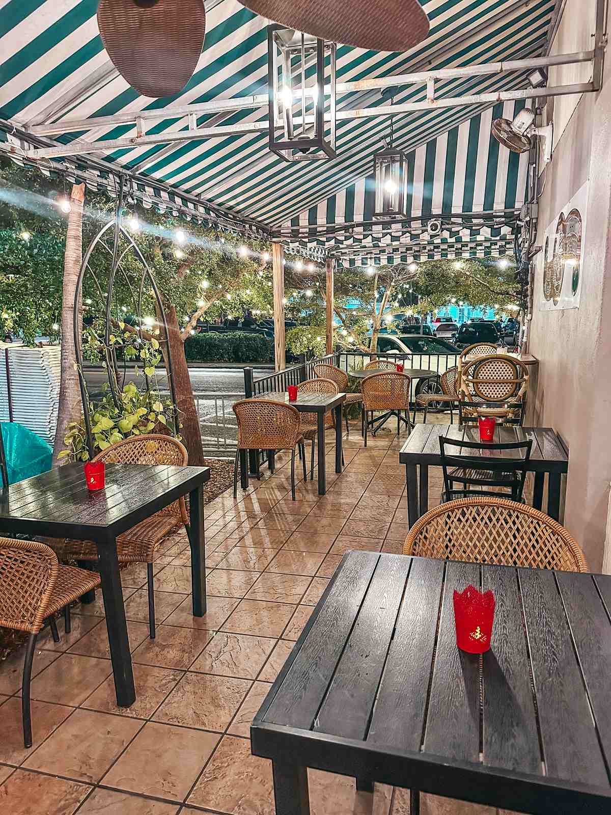 Outdoor Patio At Sally O Neals In Tampa