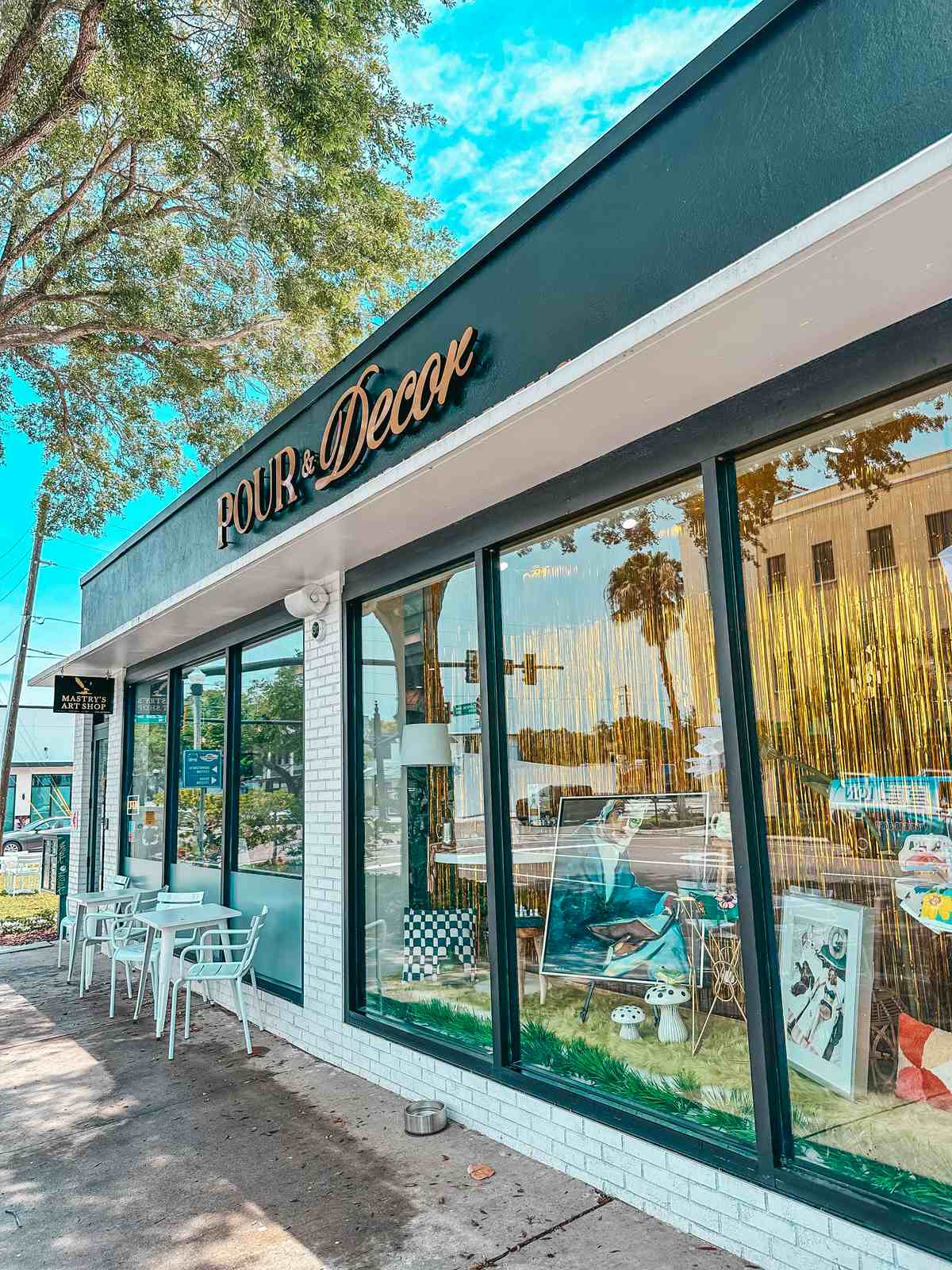 Pour And Decor Coffee Shop In St Pete Florida