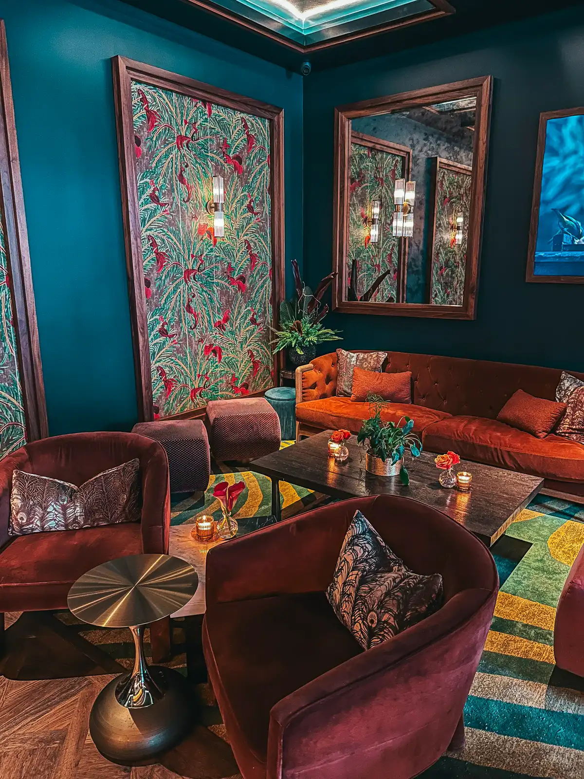 Seating Area At Pluma Lounge In Downtown St Pete