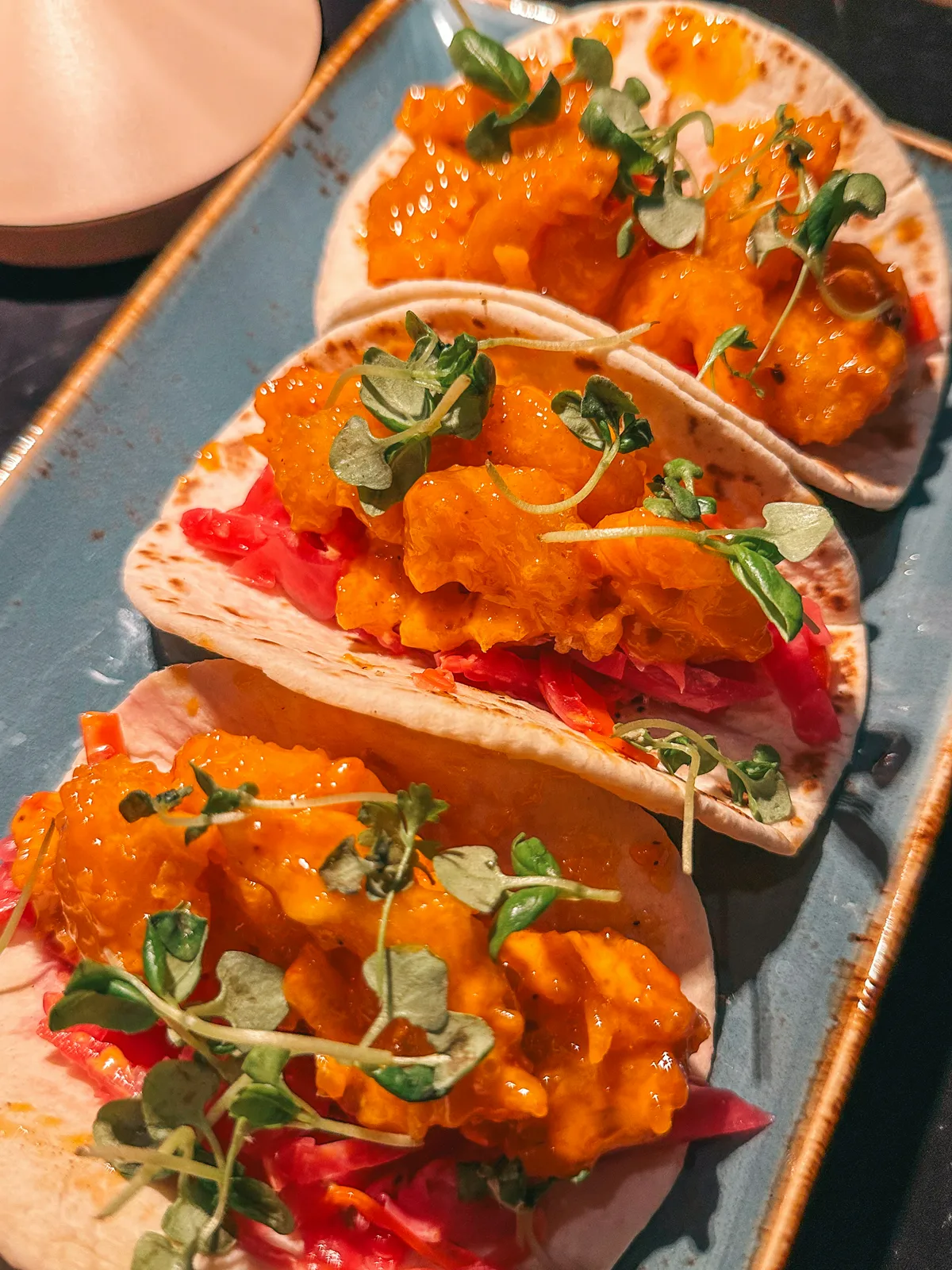 Shrimp Tacos From Sparrow Rooftop Bar In Downtown St Pete