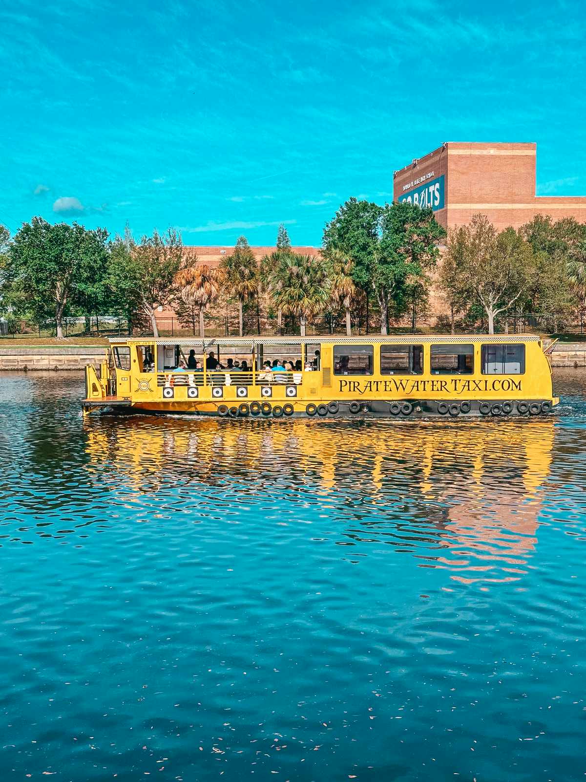 Tampa Pirate Water Taxi Cruising In The Hillsborough River