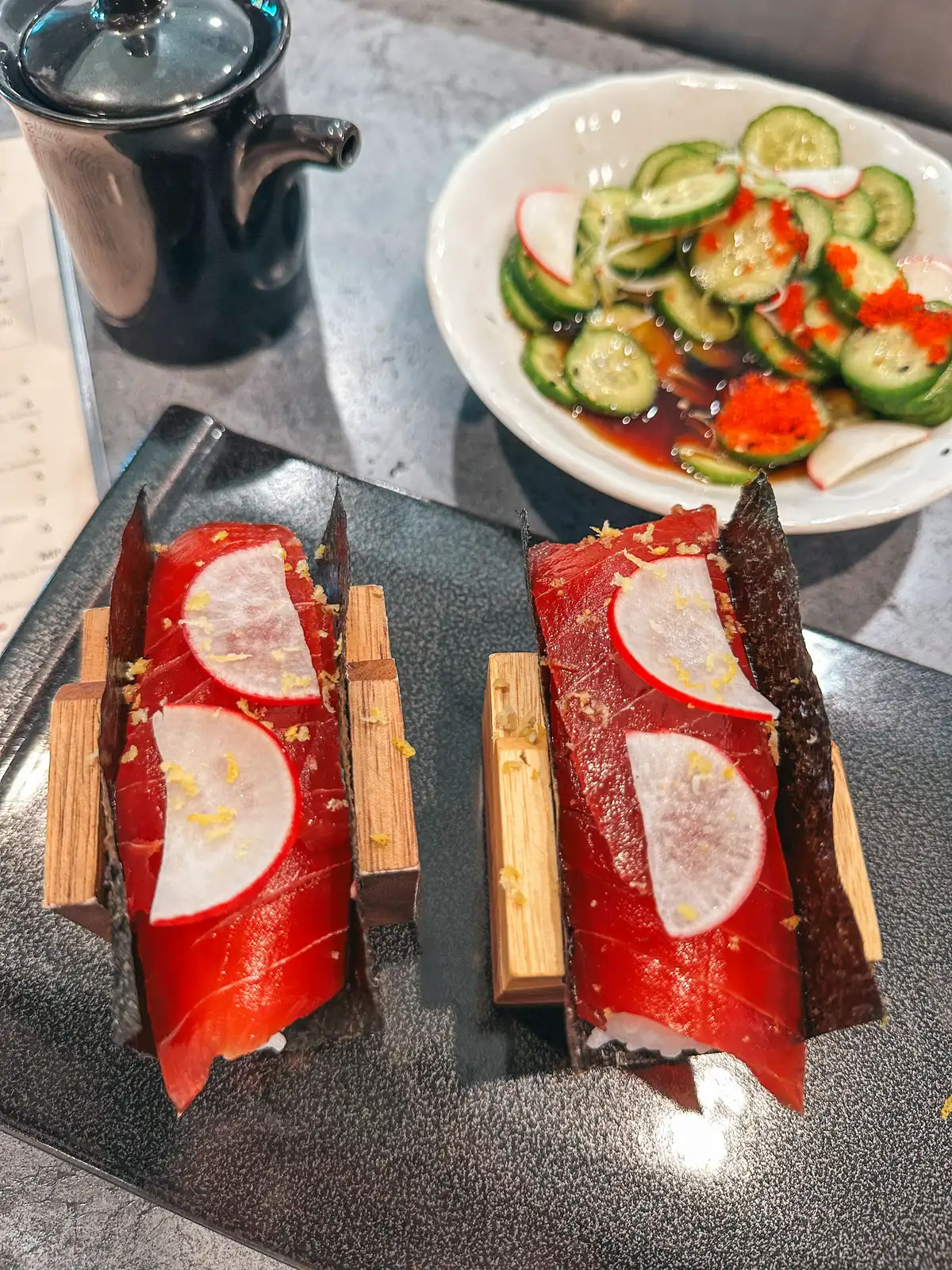 Tuna Hand Rolls At Nori Nori Craft Handrolls In Seminole Heights Tampa