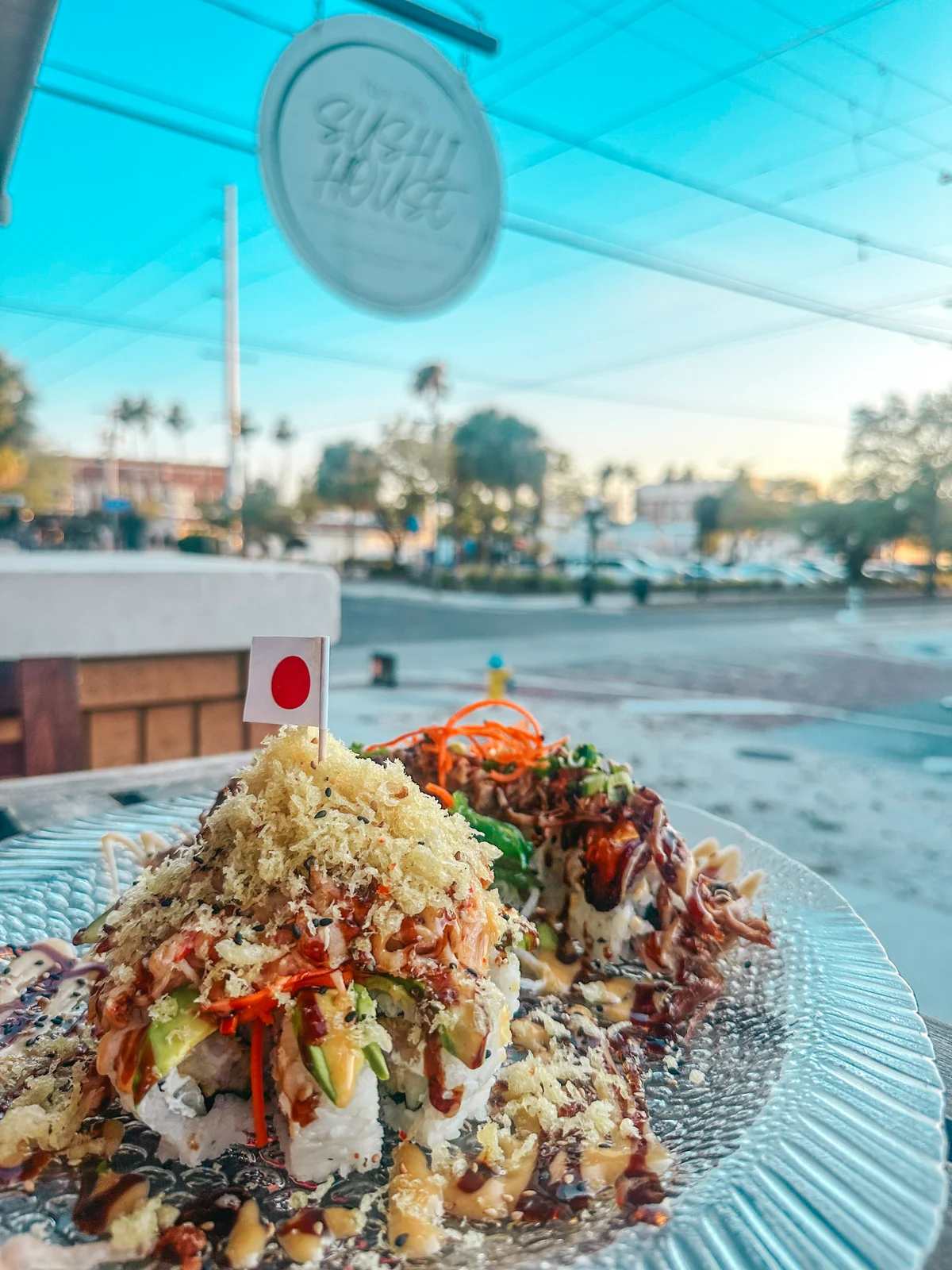 Volcano Roll From Sushi House In Ybor