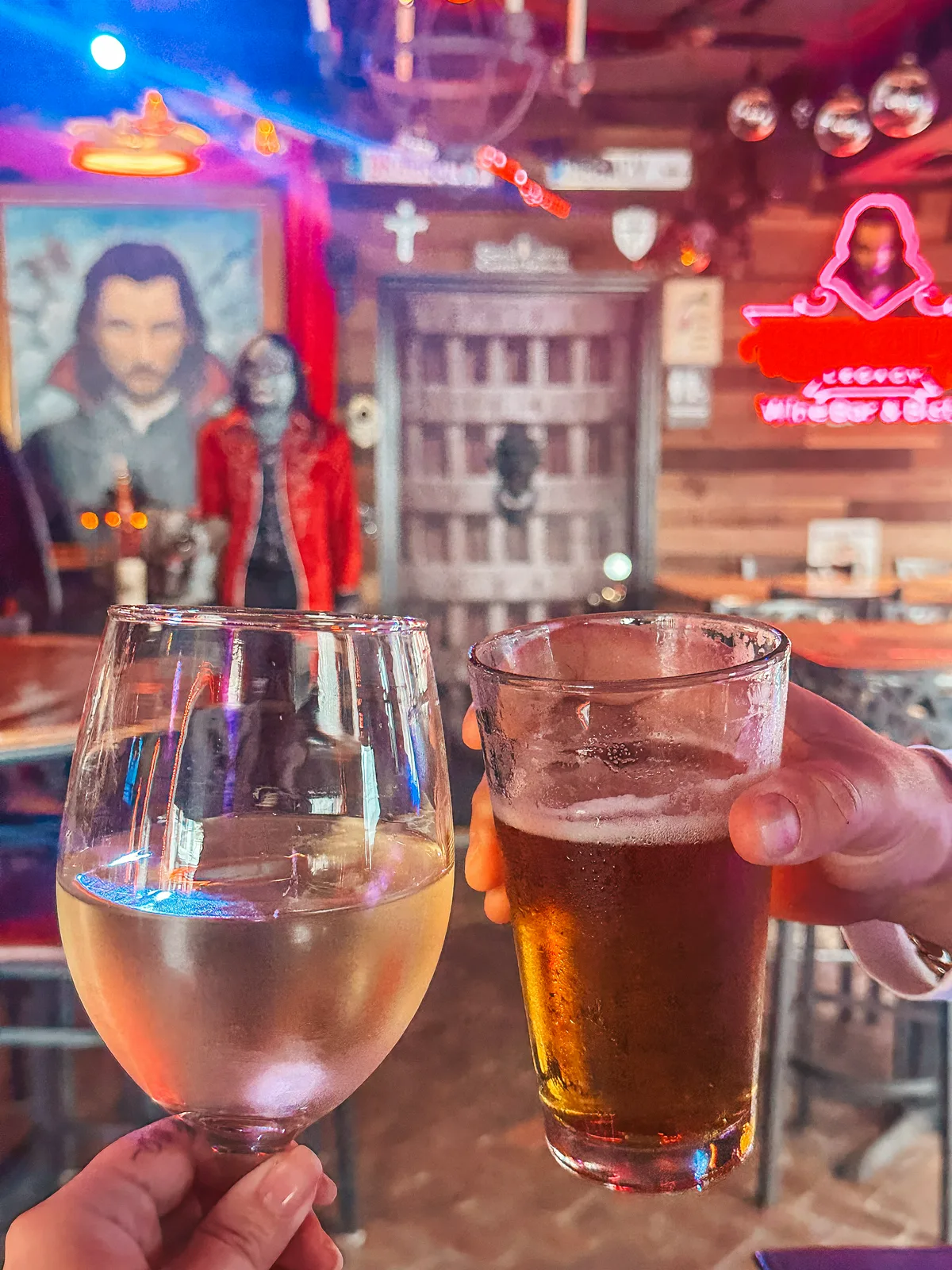 Wine And Beer At Draculas Legacy Wine Bar And Bistro In St Pete