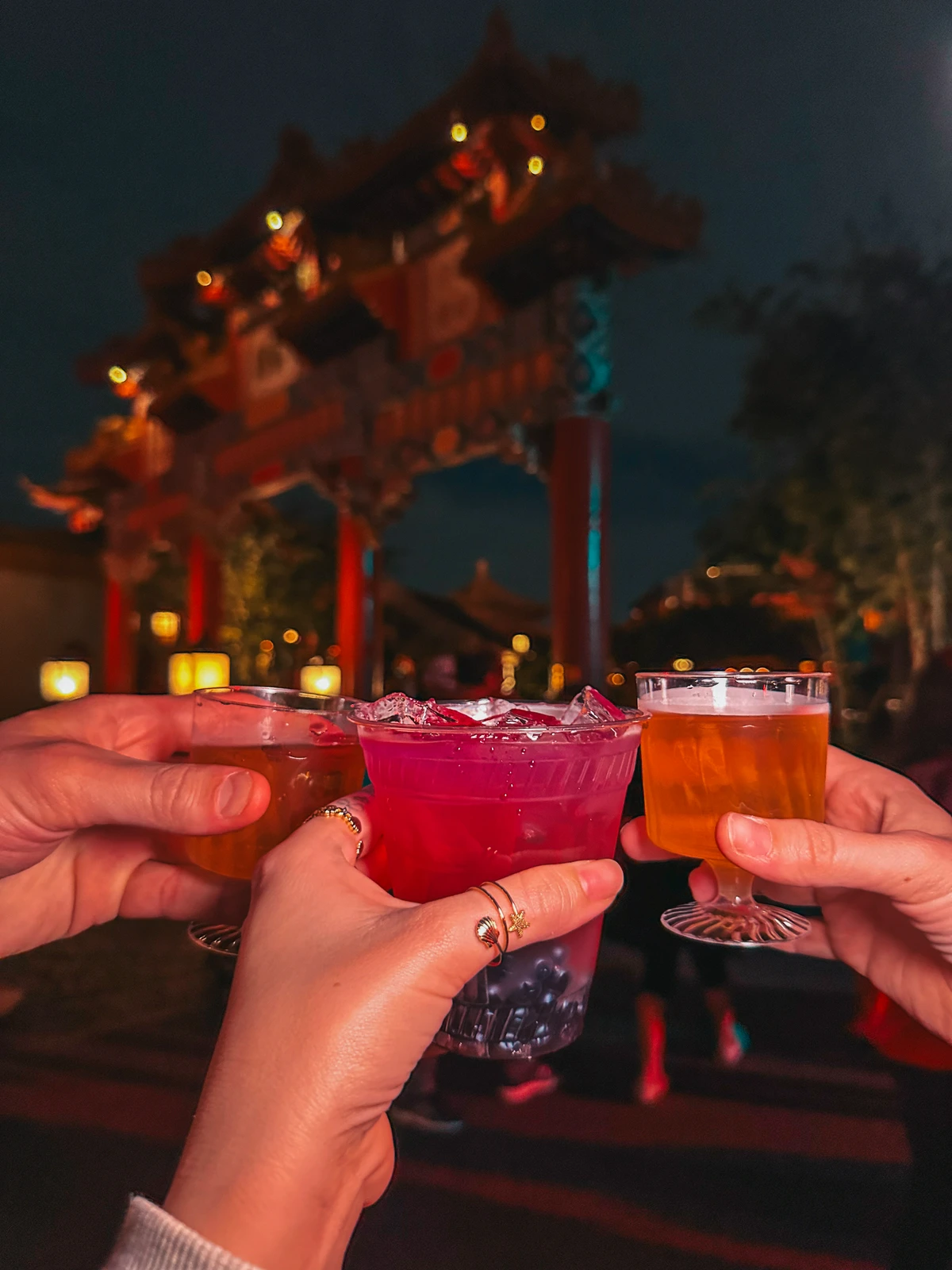 Butterfly Pea Flower And Plum Wine From The China Pavilion In Epcot