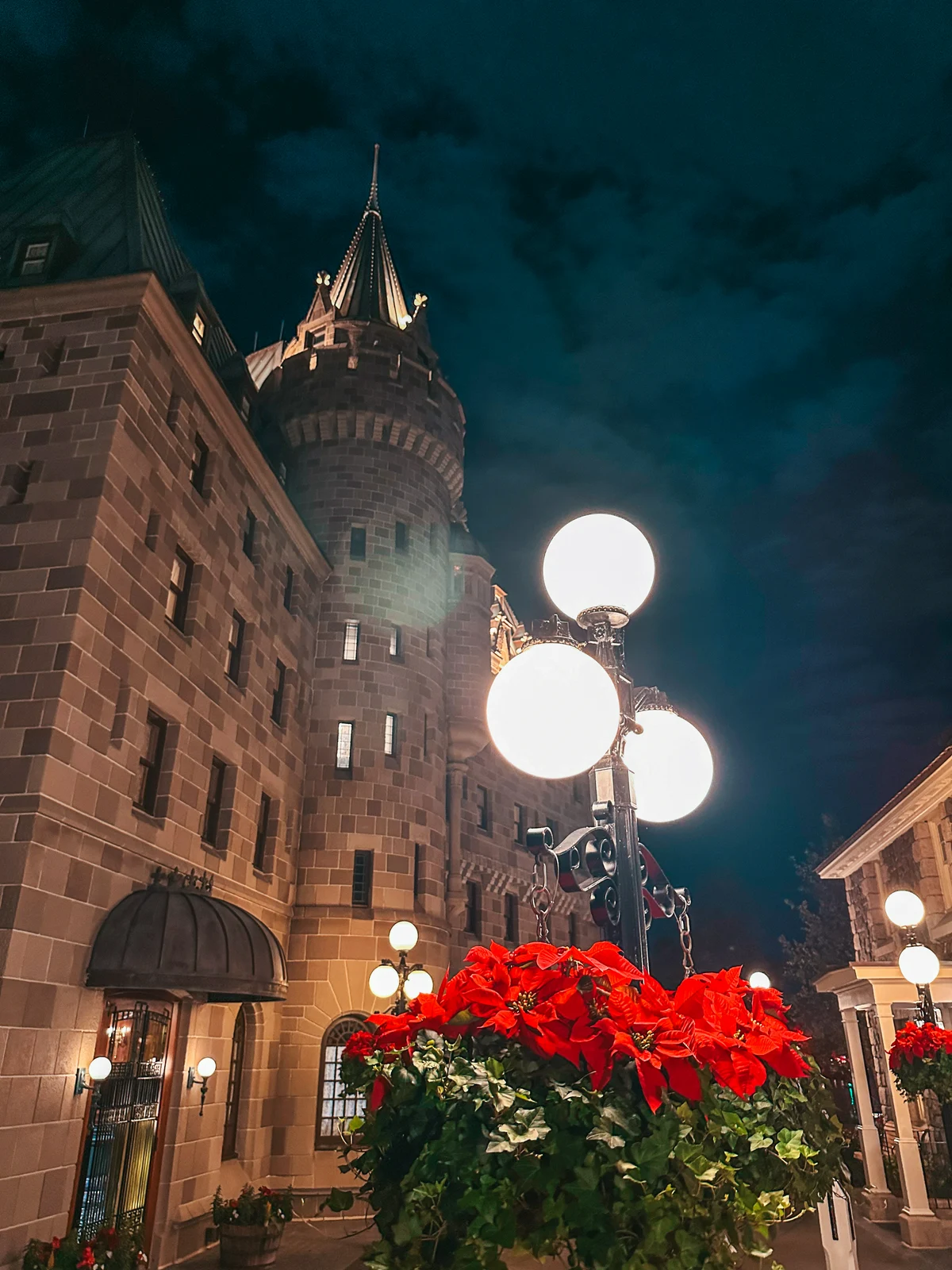 Canada Pavilion In Epcot At Night