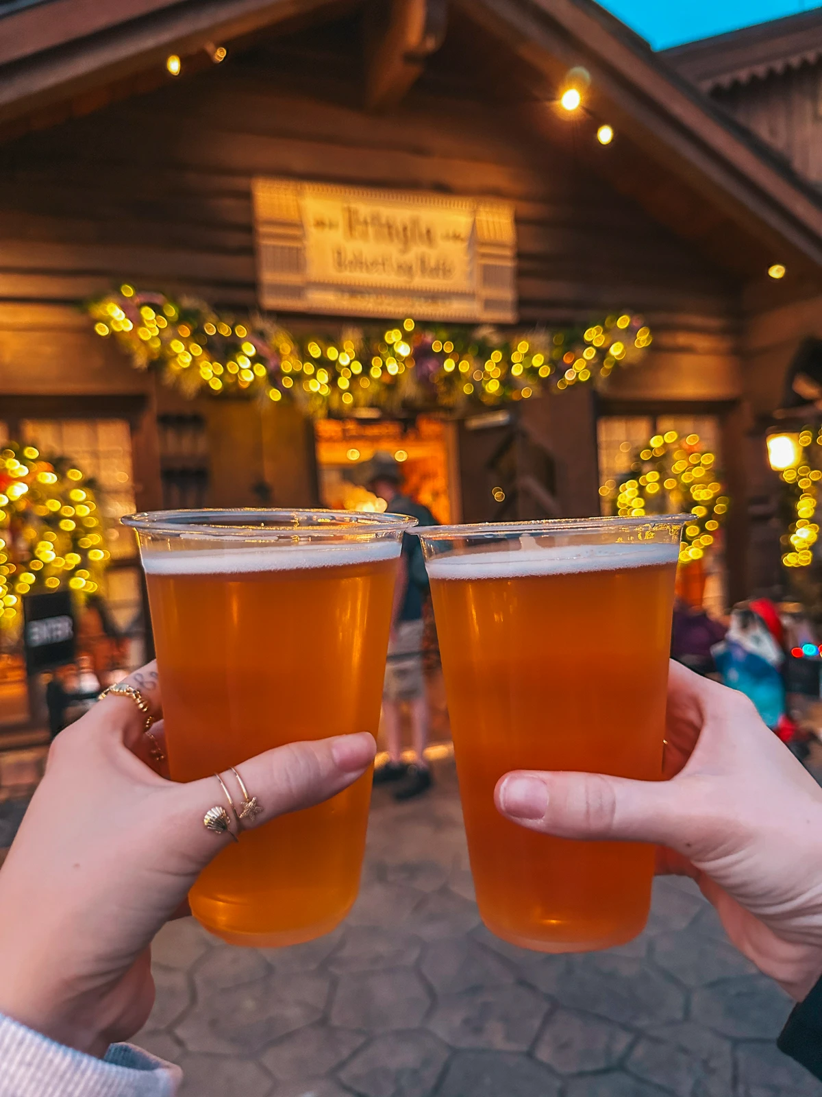 Cheersing Juniper Pilsner From Kringla Bakeri Og Kafe In Norway At Epcot