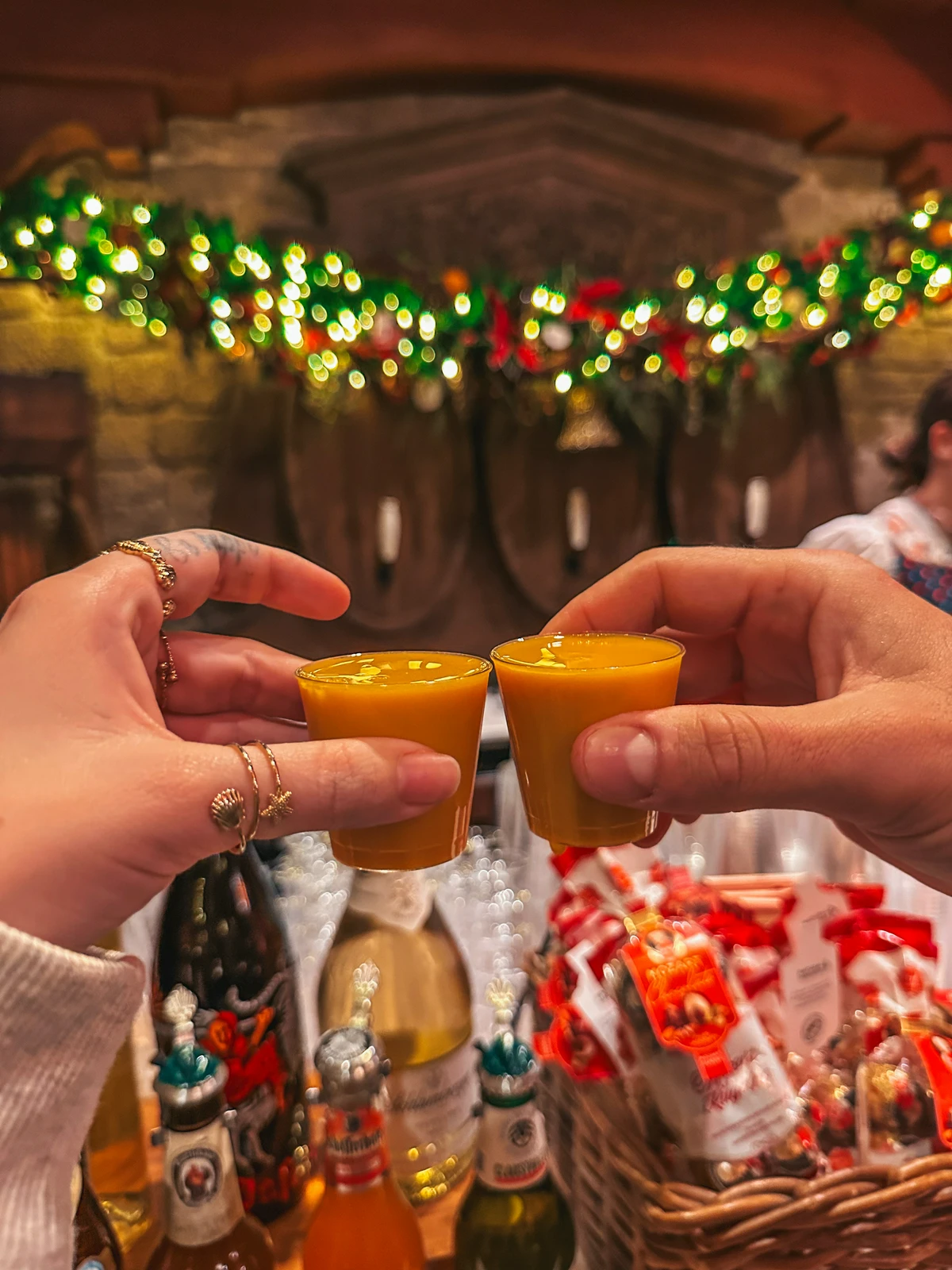 Cheersing Mozart Chocolate Pumpkin Spice Liqueur At The Germany Pavilion In Epcot