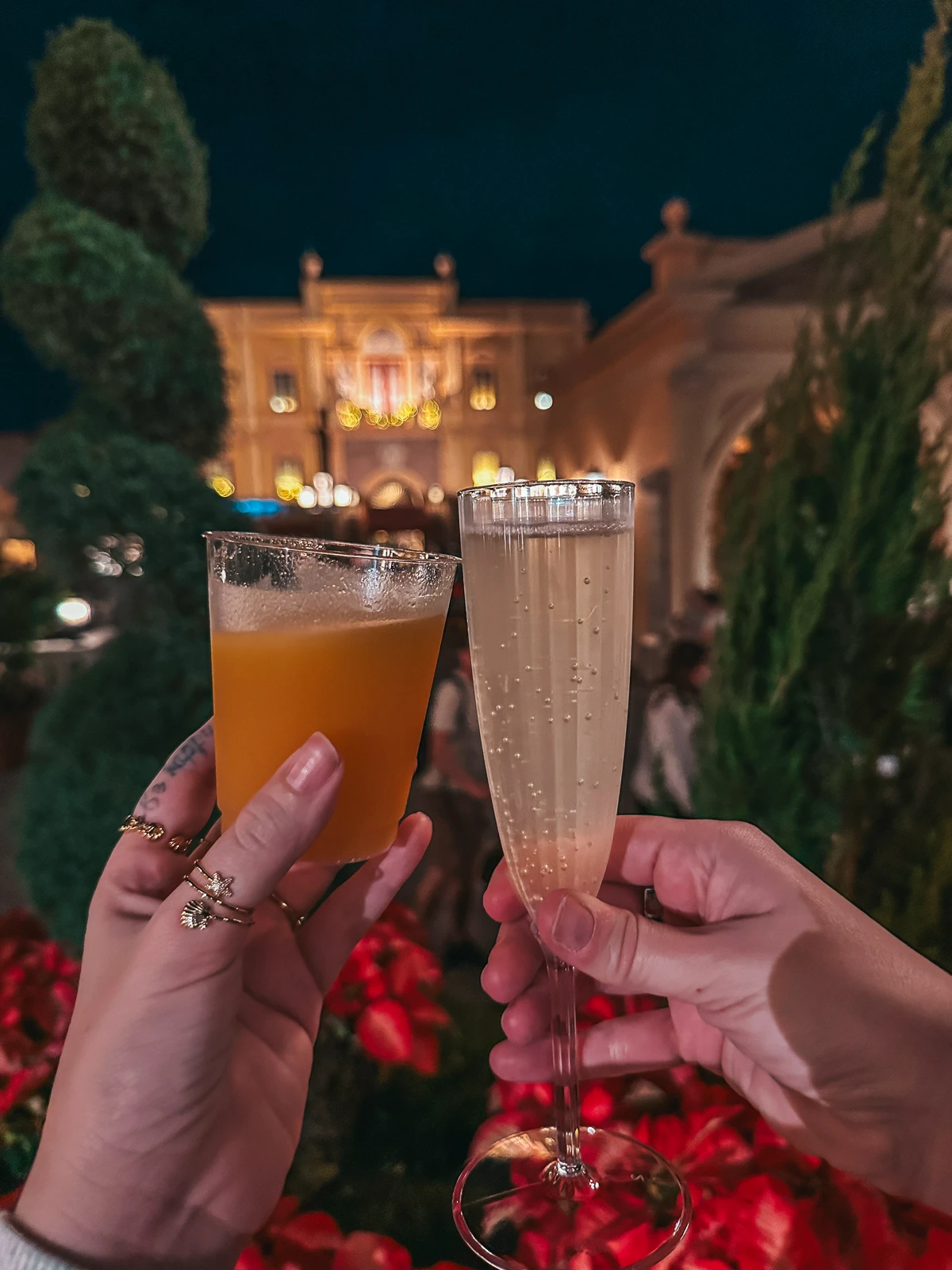 Cheersing Limoncello Mule And Champagne At Italy Pavillion In Epcot At Walt Disney World