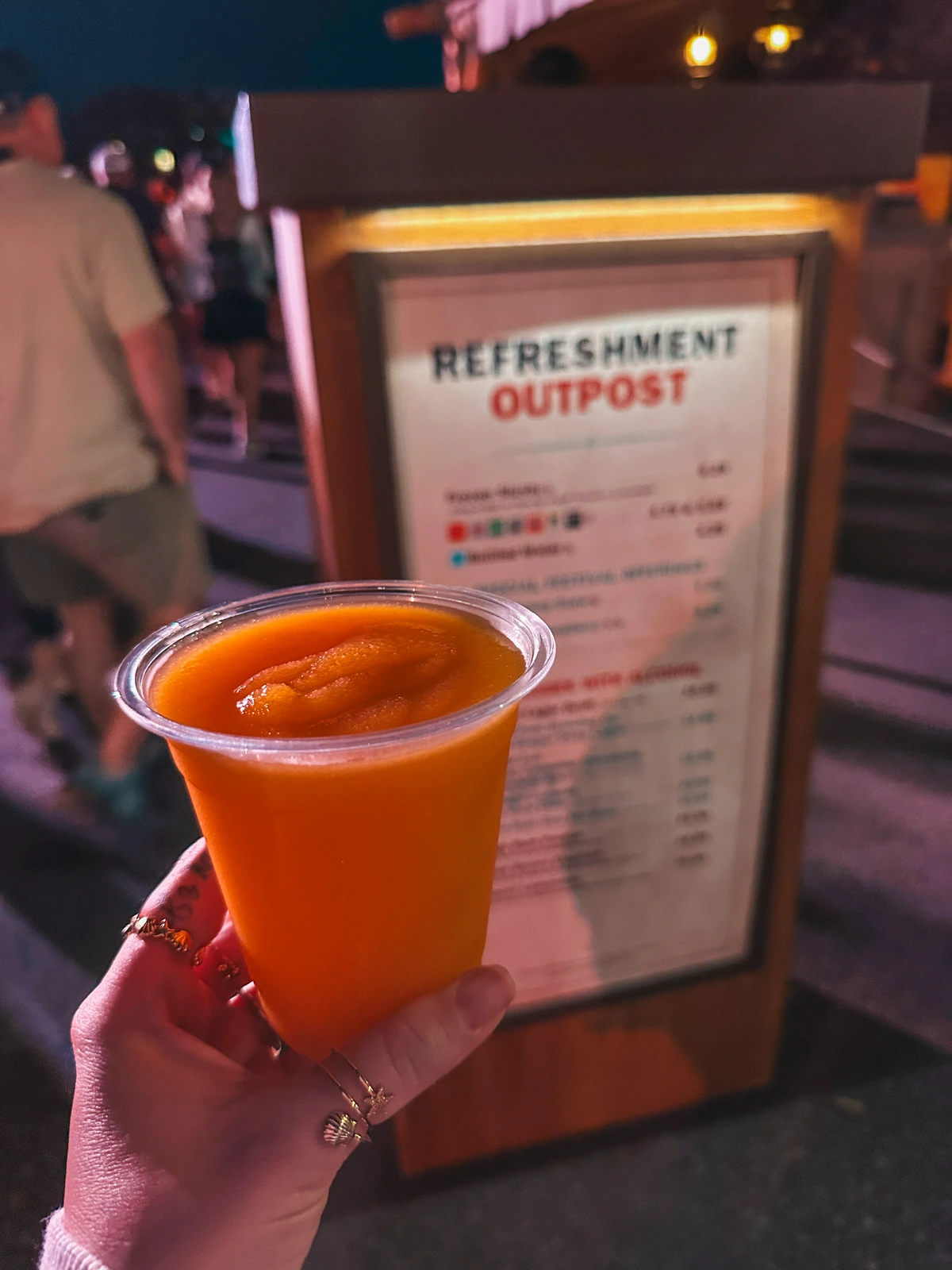 Fruity African Rum Drink From The Africa Pavilion At Epcot