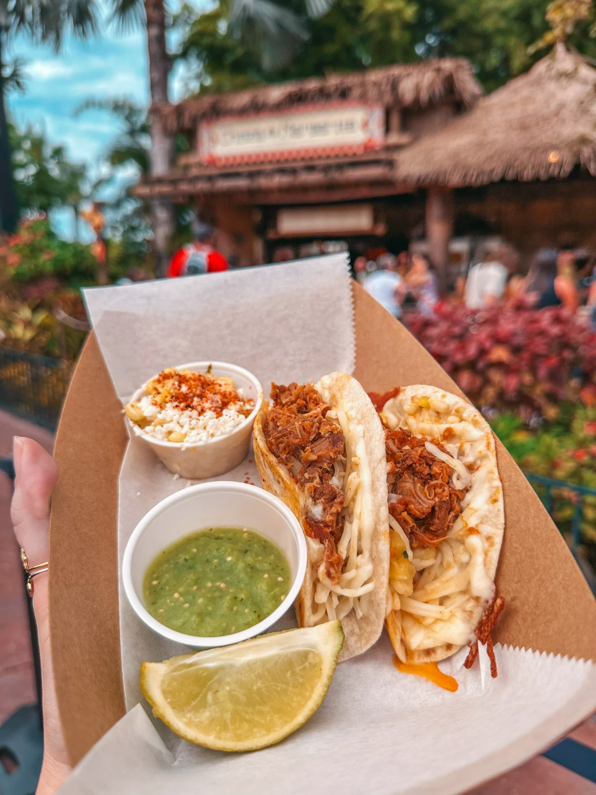 Pastor Quesadillas From The Mexico Pavilion In Epcot At Walt Disney World